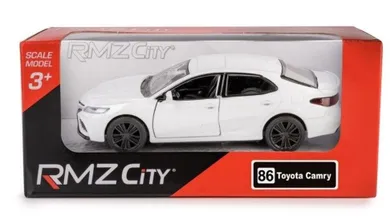 Daffi, RMZ City, Toyota Camry 2022, pojazd, model metalowy, biały, 1:32