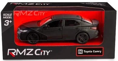 Daffi, RMZ City, Toyota Camry 2022, pojazd, model metalowy, matowy czarny, 1:32