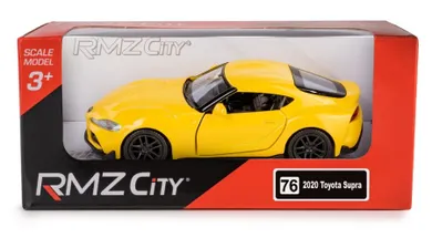 Daffi, RMZ City, Toyota Supra 2020, pojazd, model metalowy, pomarańczowy, 1:36