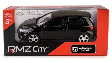 Daffi, RMZ City, Volkswagen Golf, GTI, pojazd, model metalowy, czarny, 1:32