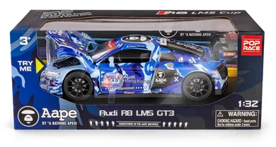 Daffi, RMZ Hobby, Audi R8 2015 blue H-111, pojazd, interaktywny model metalowy, 1:32
