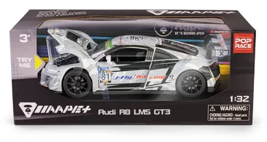 Daffi, RMZ Hobby, Audi R8 LMS GT3 2018 #81, pojazd, interaktywny model metalowy, 1:32