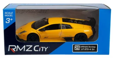 Daffi, RMZ, Lamborghini Murcielago, pojazd, model metalowy, żółty, 1:32