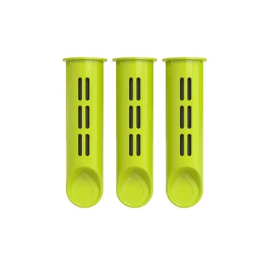 Dafi, wkłady węglowe do butelki filtrującej Soft i Solid, limonkowy, 3 szt.