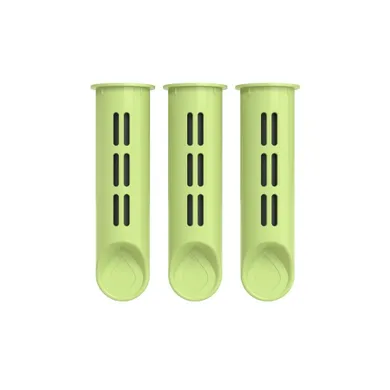 Dafi, wkłady węglowe do butelki filtrującej Soft i Solid, pistacjowy, 3 szt.