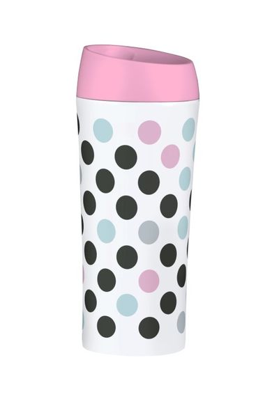 Dajar, kubek termiczny, groszki, 400 ml