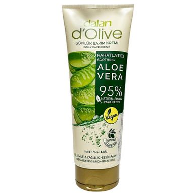 Dalan, d`olive, krem kojący do rąk twarzy i ciała z aloesem, 250 ml