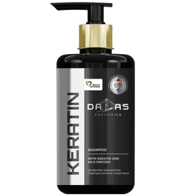 Dalas, Keratin, szampon do włosów suchych i zniszczonych, 970 ml