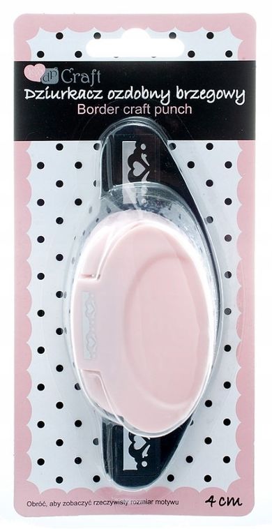 Dalprint, dziurkacz ozdobny, brzegowy, serca, 4 cm