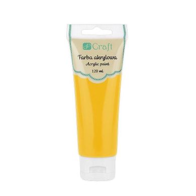 Dalprint, farba akrylowa, ciemnożółta, 120 ml