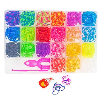 Dalprint, gumki do bransoletek, zestaw z narzędziami