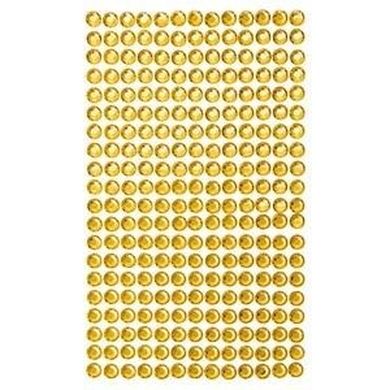 Dalprint, kryształki samoprzylepne yellow, 6 mm, 260 szt.