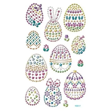 Dalprint, naklejki z kryształkami, jajka wielkanocne