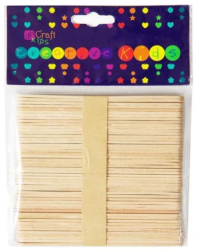 Dalprint, patyczki kreatywne, naturalne, 50 szt.