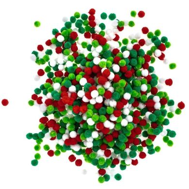 Dalprint, pompony poliestrowe, 1 cm, 1000 szt.