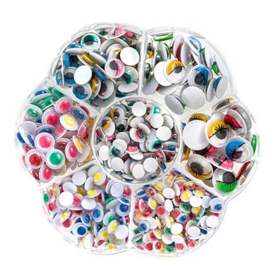 Dalprint, samoprzylepne ruchome oczka, 550 szt.