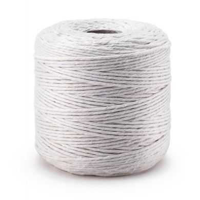 Dalprint, sznurek bawełniany do makramy, biały, 2 mm, 500g