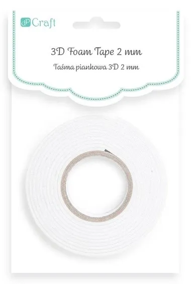 Dalprint, taśma piankowa 3D, 2 mm, 1,5 cm x, 2,2m
