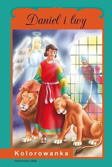 Daniel i lwy. Kolorowanka