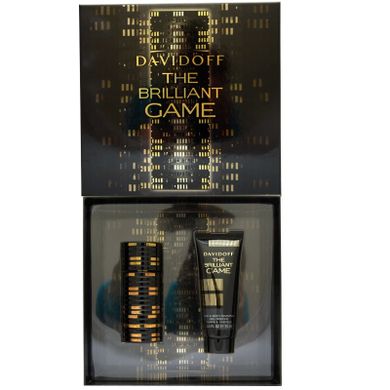 Davidoff, The Brilliant Game, Zestaw upominkowy, Woda toaletowa 60 ml + żel pod prysznic 75 ml