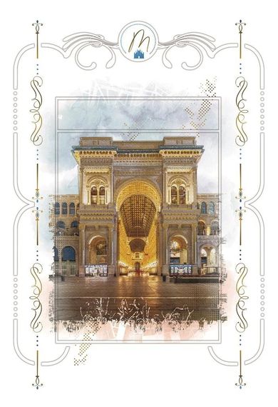 DaVinci, karnet z kopertą, Galeria Mediolan, 12-18 cm