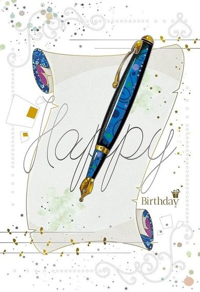 DaVinci, karnet z kopertą, Pióro, 12-18 cm