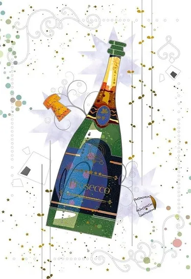 DaVinci, karnet z kopertą, Prosecco, 12-18 cm