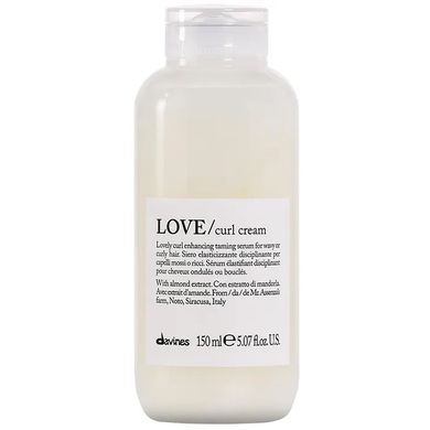 Davines, Essential Haircare Love Curl Cream, lekki krem ​​definiujący loki, 150 ml