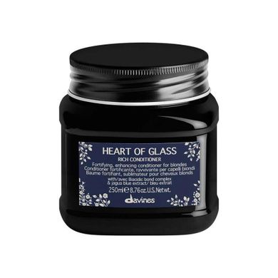 Davines, Heart Of Glass Rich Conditioner, odżywka do włosów blond, 250 ml