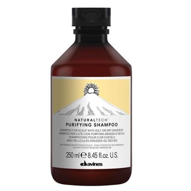 Davines, Naturaltech Purifying Shampoo, szampon oczyszczający, 250 ml