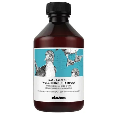 Davines, Naturaltech Wellbeing Shampoo, codzienny szampon dla zdrowych włosów, 250 ml