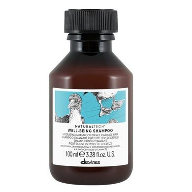 Davines, Naturaltech Wellbeing Shampoo, nawilżający szampon do włosów, 100 ml