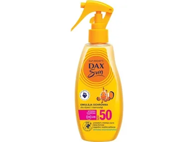 Dax, Sun, emulsja ochronna dla dzieci i niemowląt, SPF50, spray, 200 ml