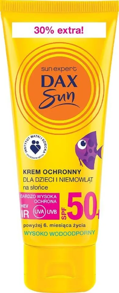 Dax, Sun, krem ochronny na słońce dla dzieci i niemowląt, SPF50+, 75 ml