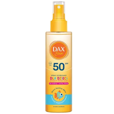 Dax Sun, spray do opalania SPF50 dla dzieci powyżej 6. miesiąca życia, 150 ml