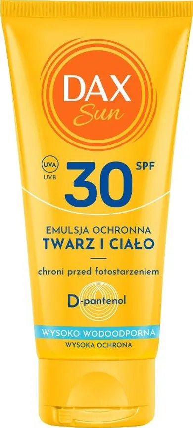 Dax Sun, Travel, emulsja ochronna do twarzy i ciała, SPF 30, 50 ml