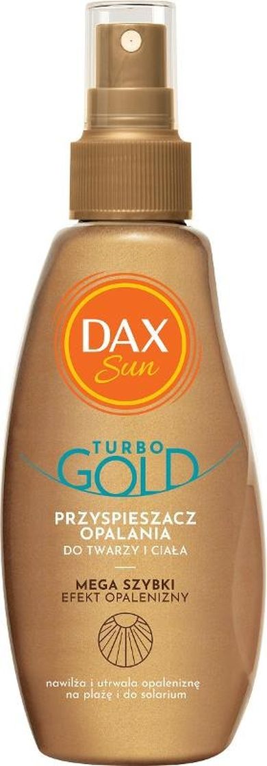 Dax Sun, Turbo Gold, przyspieszacz opalania do twarzy i ciała, 200 ml
