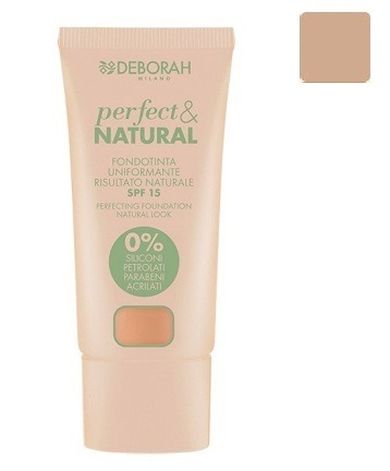 Deborah, Perfect & Natural Perfecting Foundation, podkład do twarzy SPF 15 02, 30 ml