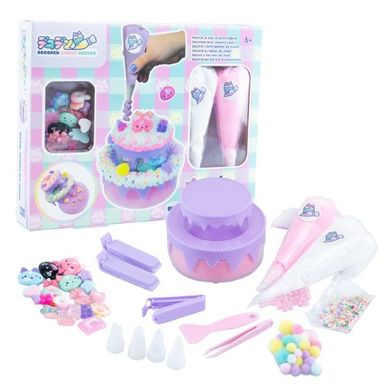 Decoden, tort z kremową masą 3D do dekoracji, pierścionki, zestaw kreatywny