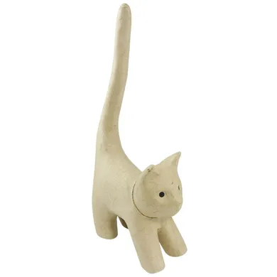 Decopatch, figurka do samodzielnego ozdabiania, Kot z długim ogonem, średni