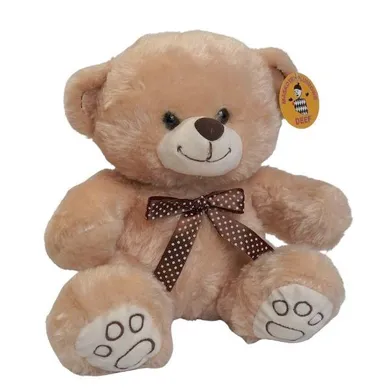 Deef, Miś, maskotka, jasnobrązowy, 28 cm