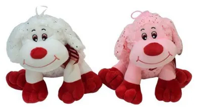 Deef, Wesoły Piesek, leżący, maskotka, 1 szt.