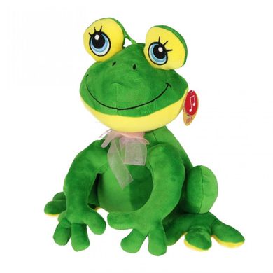 Deef, żaba, maskotka z głosem, 30 cm