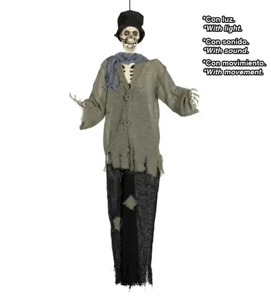 Dekoracja, kościotrup, 100 cm