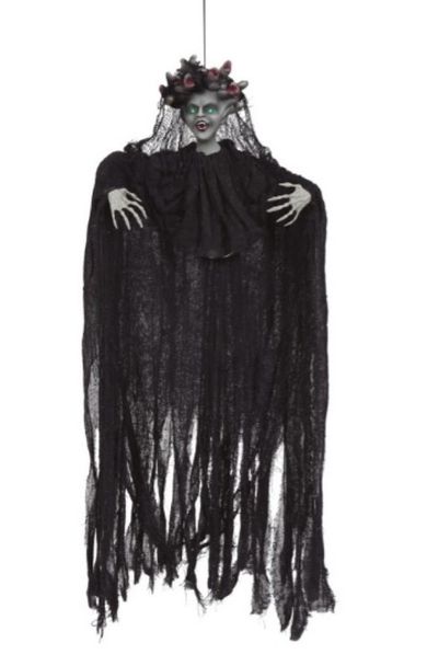 Dekoracja wisząca, świecąca, mityczna meduza, 120 cm