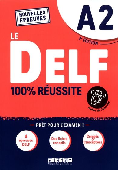 DELF 100%. Reussite A2 + zawartość Online
