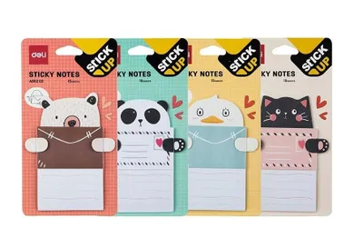 Deli, notes samoprzylepny, 15 kartek, 76-101 mm, 1 szt.