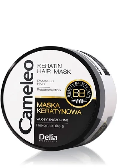 Delia Cosmetics, Cameleo, BB maska keratynowa do włosów, mini, 50 ml
