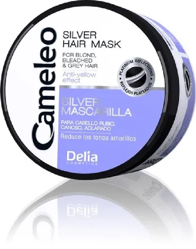 Delia Cosmetics, Cameleo, Silver, maska do włosów przeciw żółtym odcieniom, 200 ml