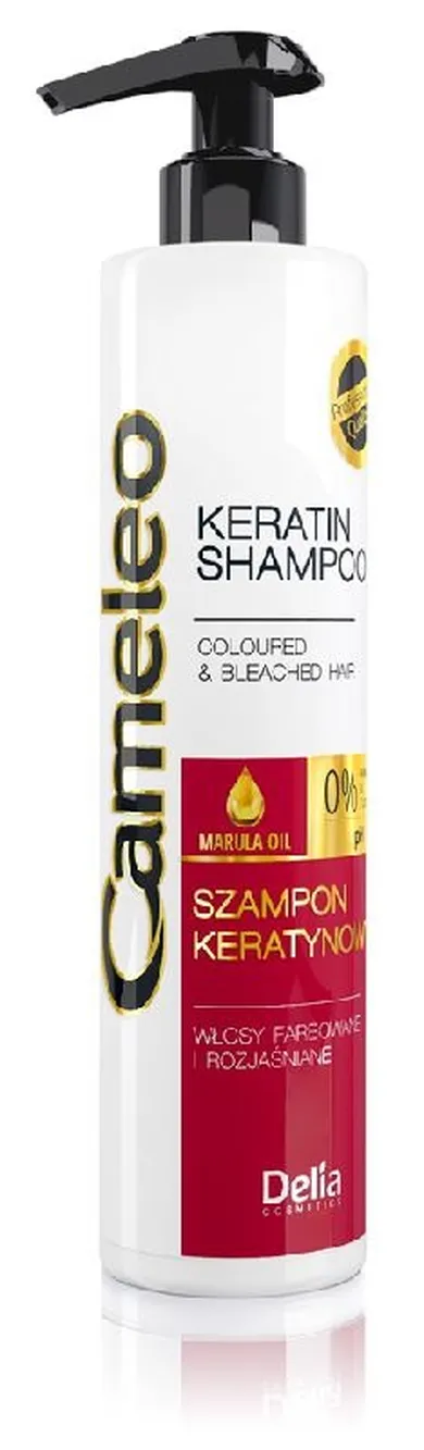 Delia Cosmetics, Cameleo, szampon keratynowy do włosów farbowanych, 250 ml